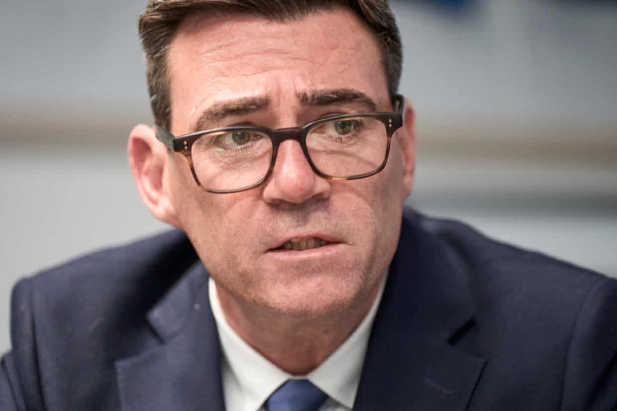 Close-up of Burnham in interview