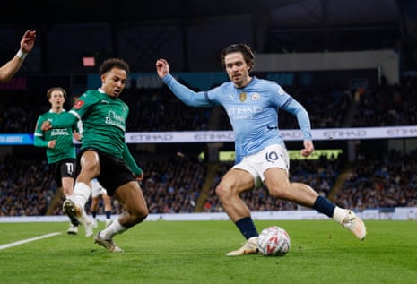 Jack Grealish in action