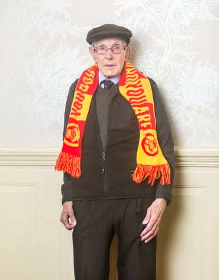 Partick Thistle football fan Harry Bingo, aged 93