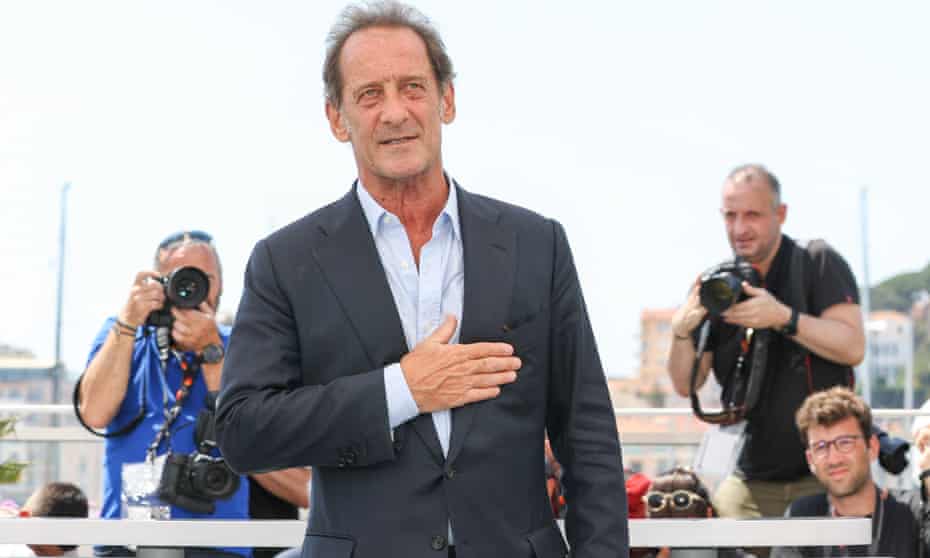 Vincent Lindon at a photoshoot ahead of the festival. 