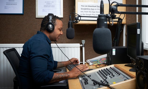 Kedia, who presents the gospel show as well as a reggae and soca programme called Bob and Beyond, records his broadcast in the Brixton studio. 
