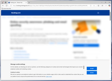 Screengrab sent by HP Wolf Security