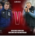 The tweet featuring images of the Newcastle United manager Eddie Howe and the text saying ‘19th in 2022 v 3rd in 2023. Eddie Howe’s one-year masterclass.’