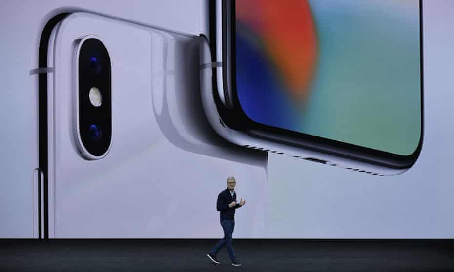 Apple chief executive Tim Cook launches the iPhone X – the most expensive phone the firm has ever released.