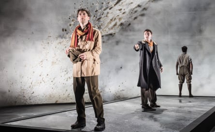 Kyle Soller, Stuart Thompson and Oliver Johnstone in The Romans.