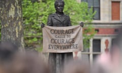 The statue of Millicent Fawcett in Parliament Square
