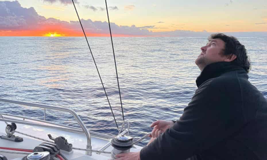 Andrew Bates boarded a catamaran in Coffs Harbour on 15 October to get home, after struggling to secure a spot in New Zealand’s managed isolation facilities.