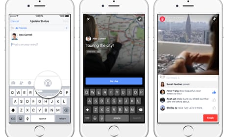 Facebook’s new live video feature will bring instant broadcast to its 1.59 billion users, starting with iPhone app users in the US