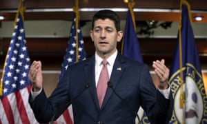 Paul Ryan told reporter on Thursday: ‘Going down a path and having some kind of a spectacle on the floor that just results in a veto doesn’t solve a problem.’