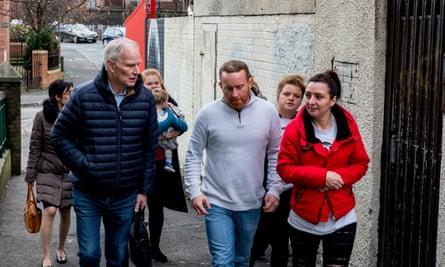 Philip Alston, the UN special rapporteur on extreme poverty and human rights, in north Belfast, November 2018