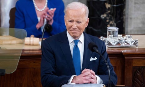 Joe Biden delivers the State of the Union address on 1 March 2022. 