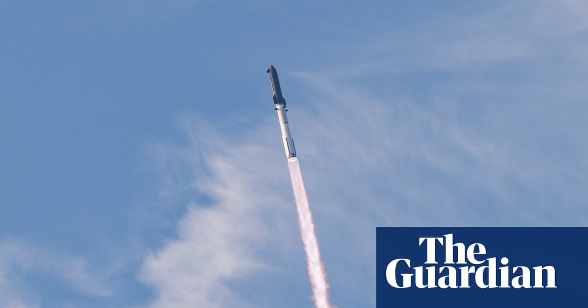 ‘Starship is in orbit’: cheers go up as huge SpaceX rocket circles Earth for first time
