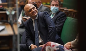 Sajid Javid giving the latest Covid-19 update in his maiden speech to parliament as health secretary.