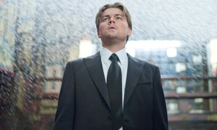 Leonardo Dicaprio in Inception.