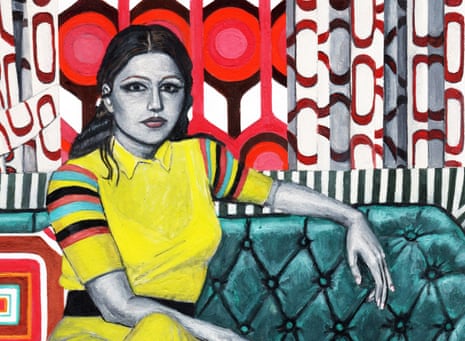 A detail from Tobeh (portrait of Zahra Khoshkam).