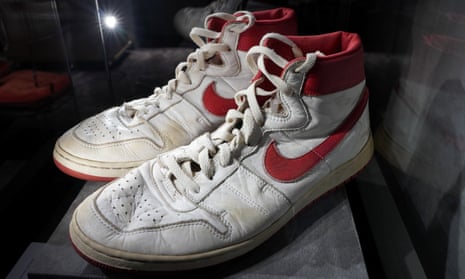 A pair of worn trainers. Worth a million pounds.