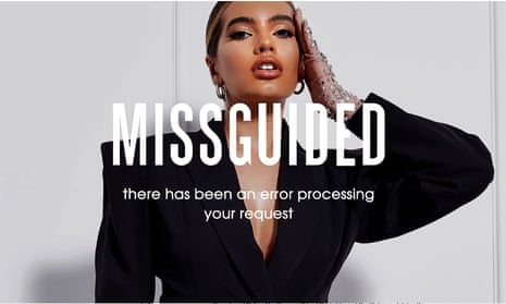 Missguided homepage