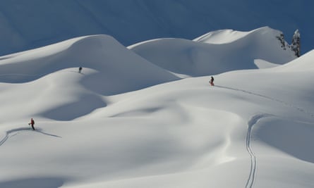 fairytale snowy slopes