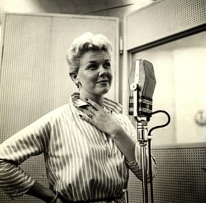 Doris Day in the recording studio on 15 June 1955