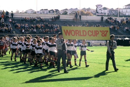 The opening ceremony of the inaugural World Cup in 1987