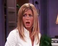 Jennifer Aniston looking shocked