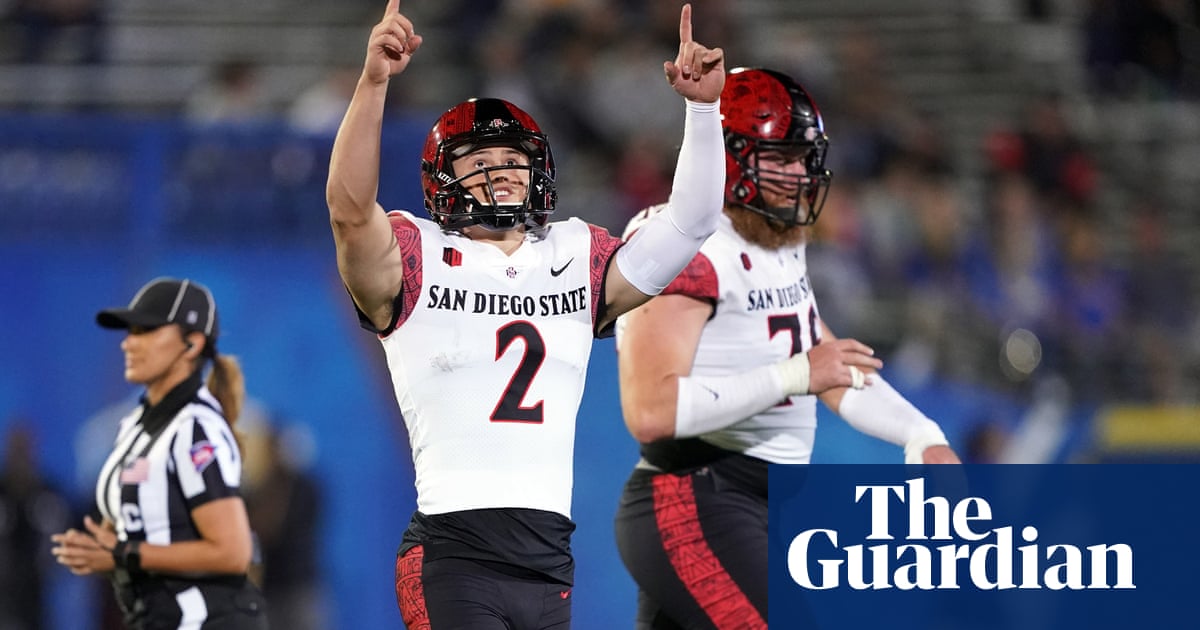 Matt Araiza: college football’s breakout star is ... a punter?