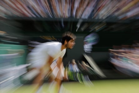 Carlos Alcaraz saat final putra.