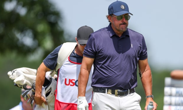 Phil Mickelson at the 2022 US Open