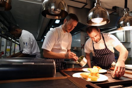 Jason Atherton preparing food
