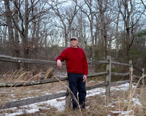 Vienna, VA - FEBRUARY 5, 2021: Kelvin Pierce photographed at a park nearby his home in Virginia. CREDIT: Johnathon Kelso for The Guardian