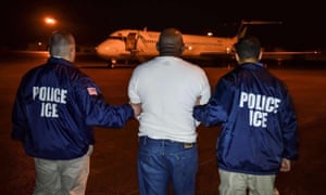 Ice agents in 2017. The messages were exchanged as officials planned raids that year.
