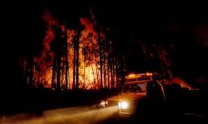 Prof David Bowman says hazard reduction burning doesn’t stop bushfires, but the aim is ‘to try and change its behaviour’.