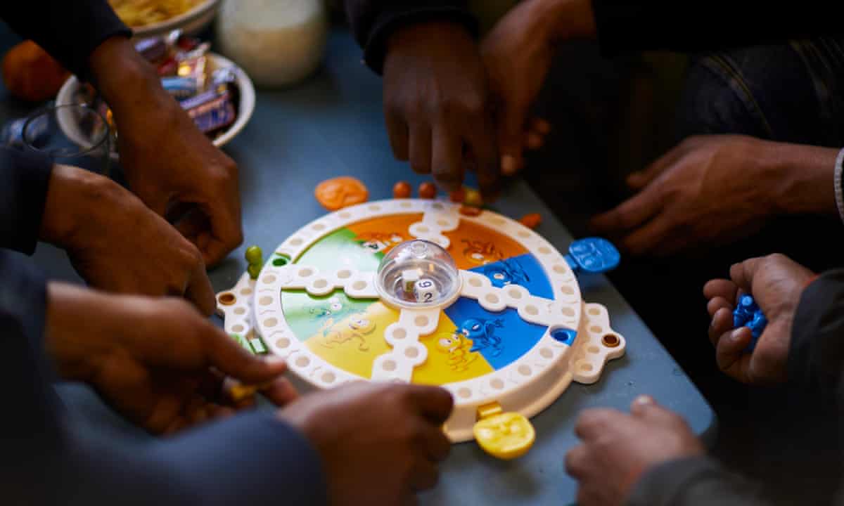 People playing games