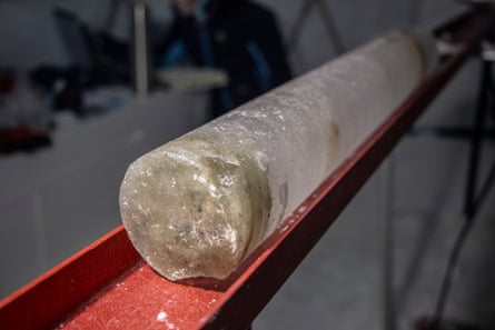 an ice core