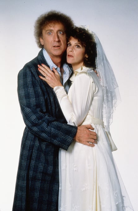 Radner with her husband, Gene Wilder, in the 1986 move Haunted Honeymoon