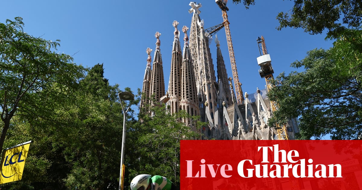 Tour de France 2026 stage one: race begins with team time-trial in Barcelona – live