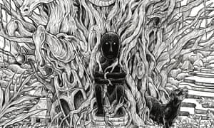 A detail from the jacket of Bone Talk by Candy Gourlay.