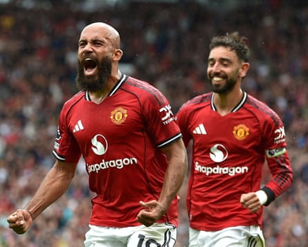 Bryan Mbeumo celebrates scoring against Burnley