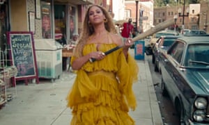 Beyoncé is fierce in frills and a floor-length gown.