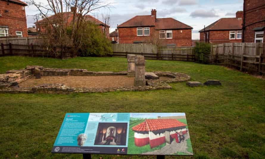 The remains of the Temple of Antenociticus in the Benwell area of central Newcastle
