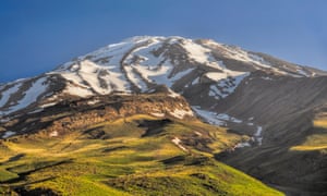 Mount Damavand, highest peak in Iran.
