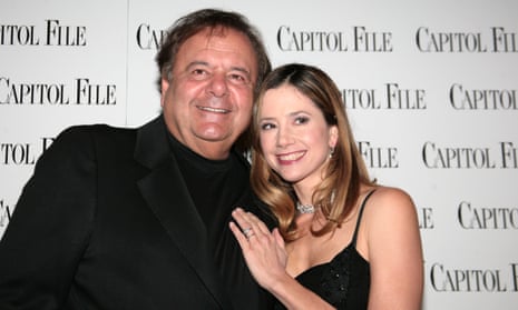 Mira Sorvino with her late father Paul Sorvino