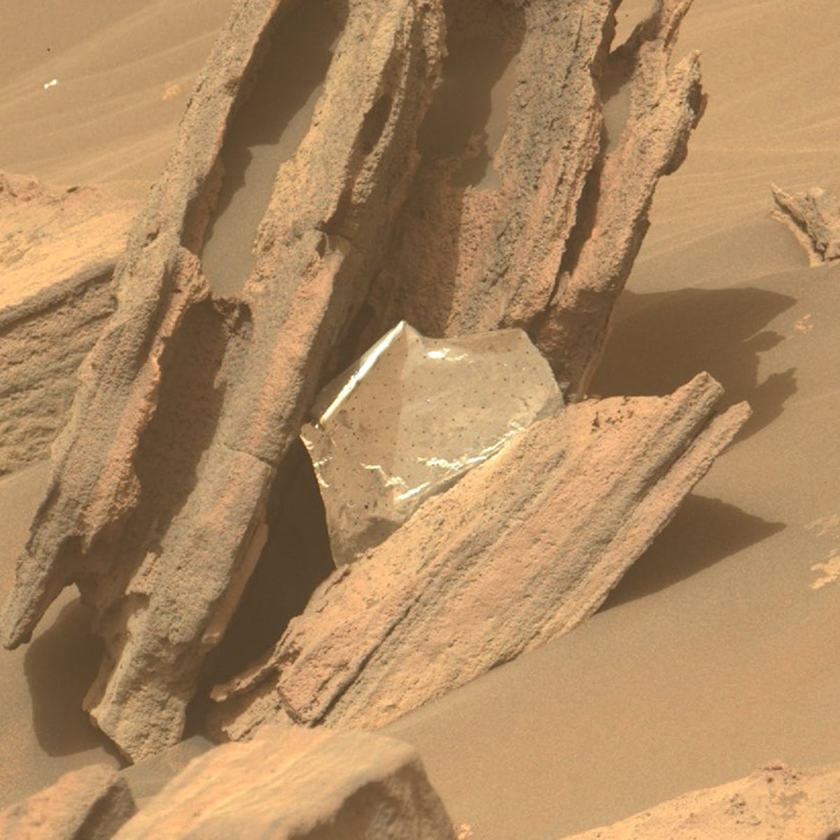 Mars Curiosity Rover Shadow