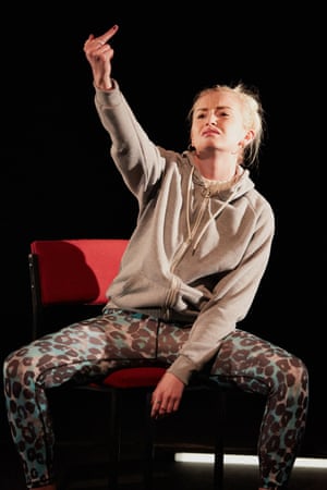 Sophie Melville in Iphigenia in Splott at the Sherman theatre, Cardiff, in 2015.