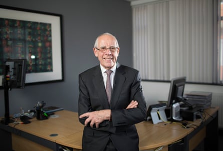 Peter Coates pictured in his Stoke head office of Bet365.