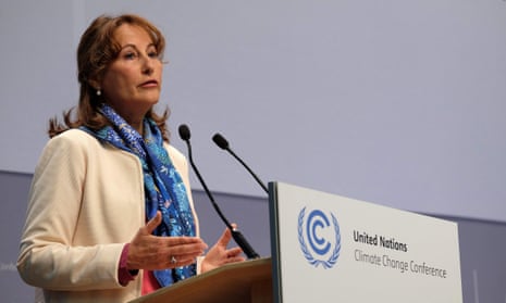 French environment minister, Ségolène Royal, at this week’s UN climate talks in Bonn.