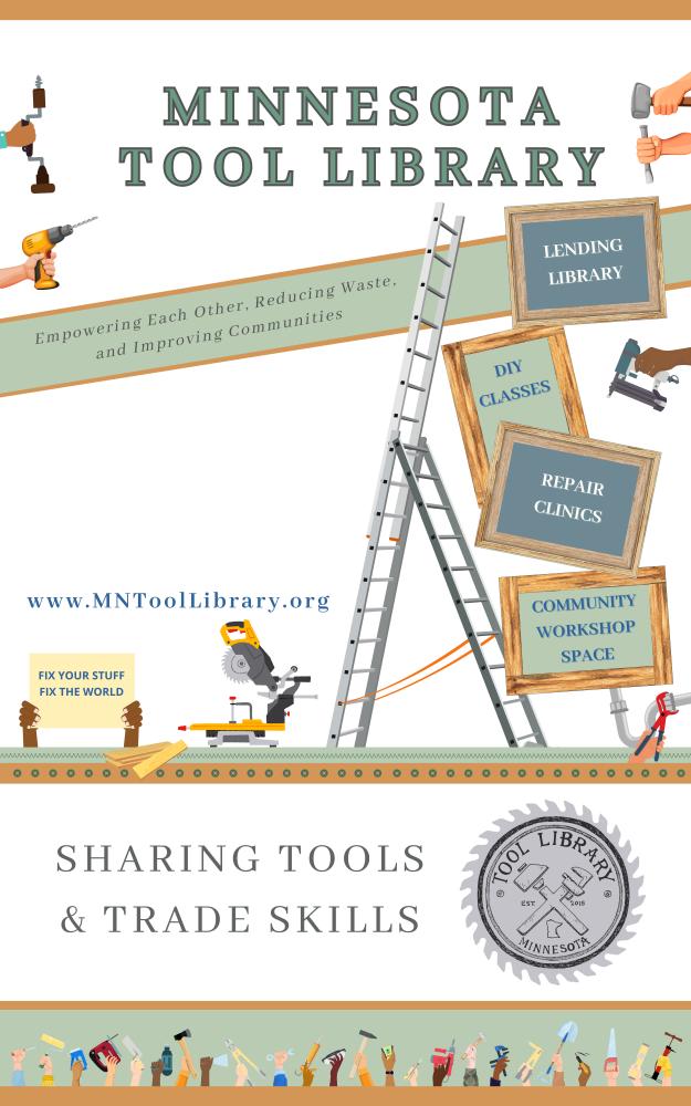 A banner for the Minnesota Tool Library