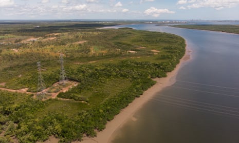 Middle Arm on the Elizabeth River near Darwin in the Northern Territory. An inquiry is examining the proposed precinct.