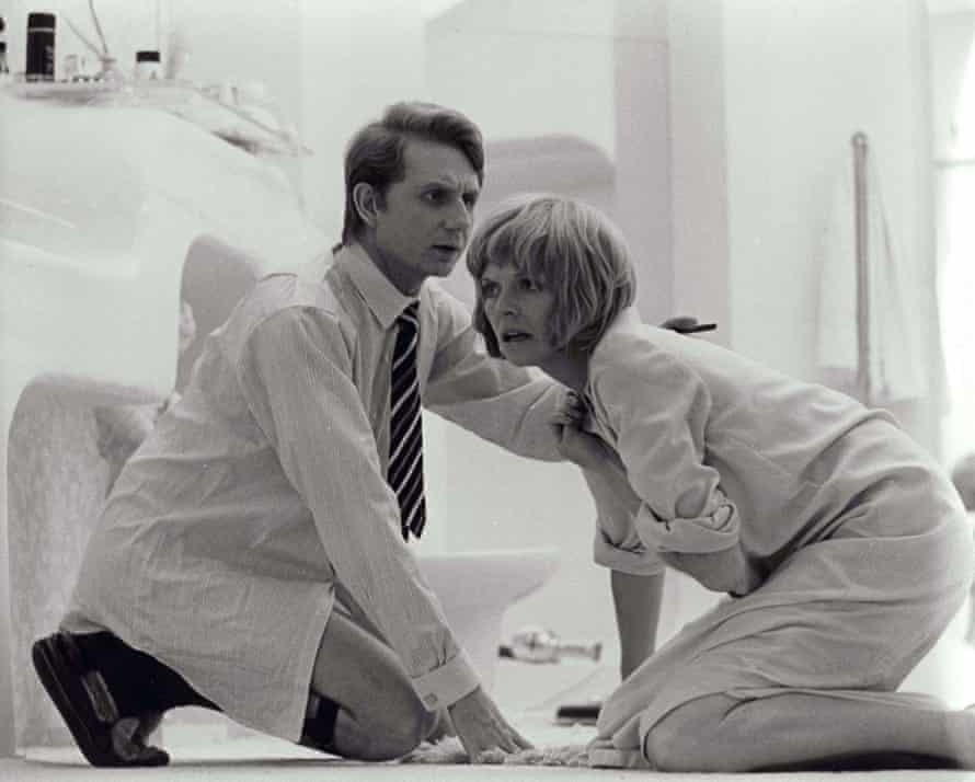 René Auberjonois with Susannah York in the 1972 film Images.