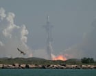 SpaceX launches its biggest rocket yet in test flight from Texas
